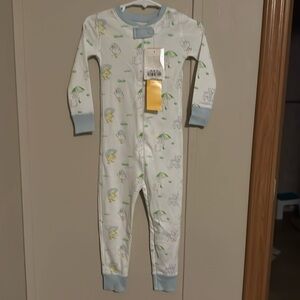 NWT‎ TBBC 2T Knox's Night Nights in London Lawn Party Onesie Sleeper